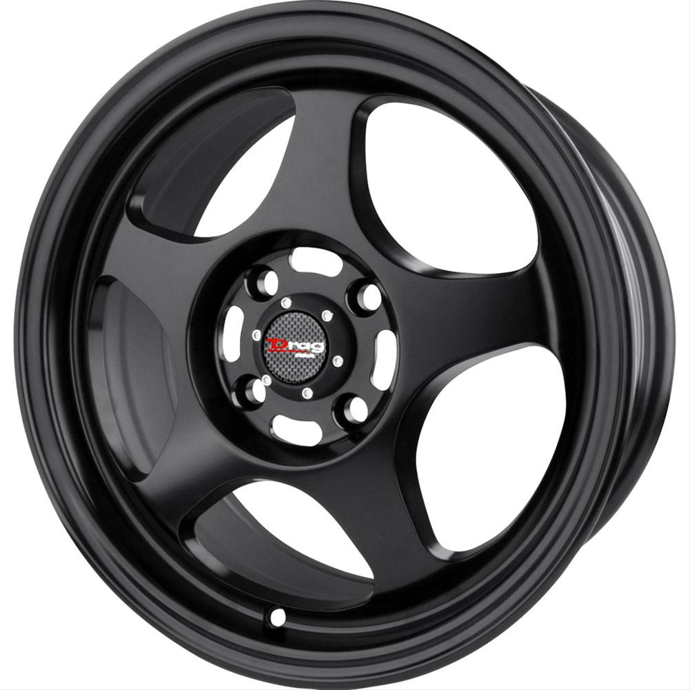 Drag Wheels DR23 Flat Black Wheels DR231565044073BF1