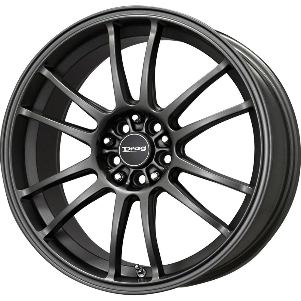 Drag Wheels DR38188053573GMF1 Drag Wheels DR-38 Charcoal Gray Wheels ...