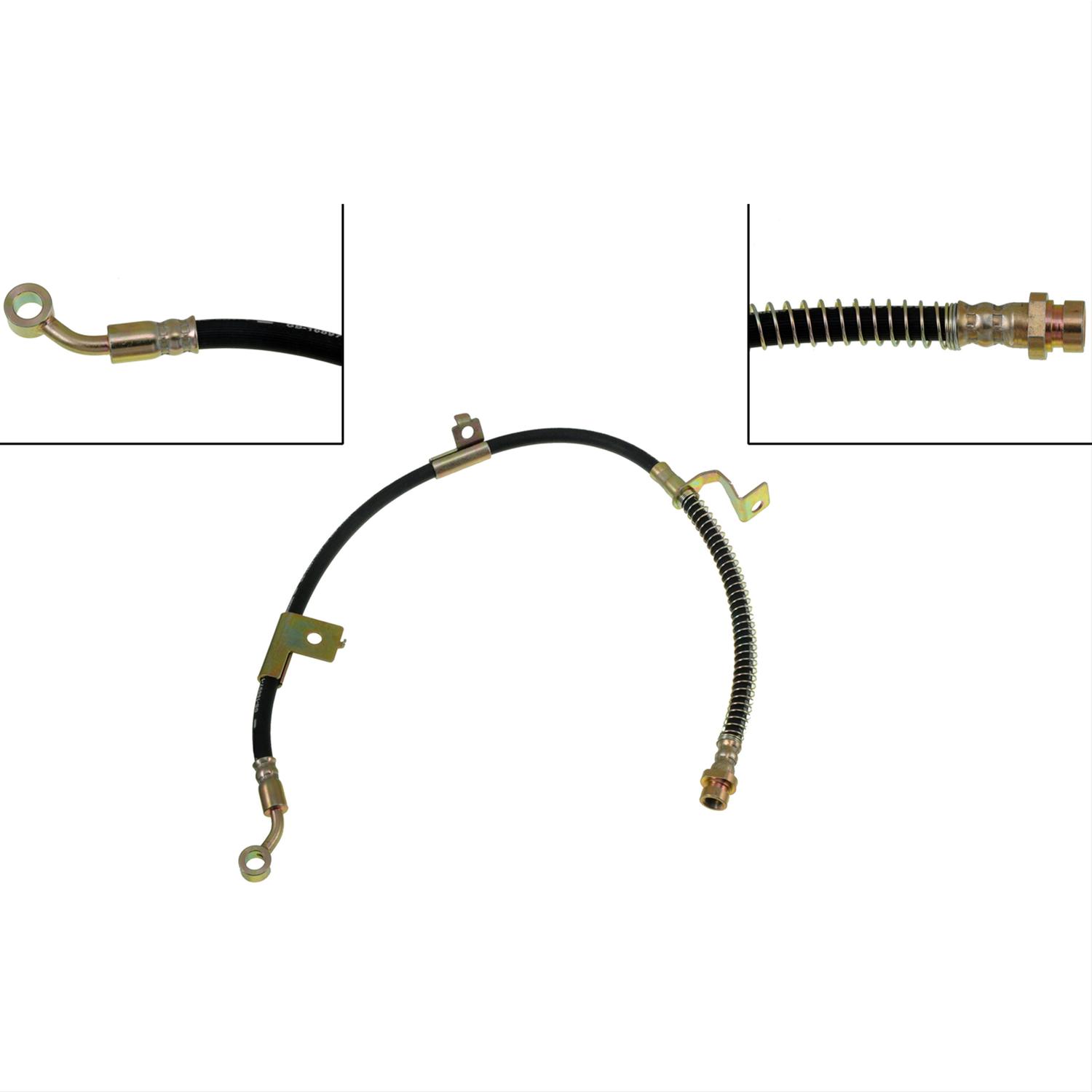 Dorman H620787 Hydraulic Brake Hose - Black, EPDM Rubber, Corrosion-Resistant Fittings - View #3