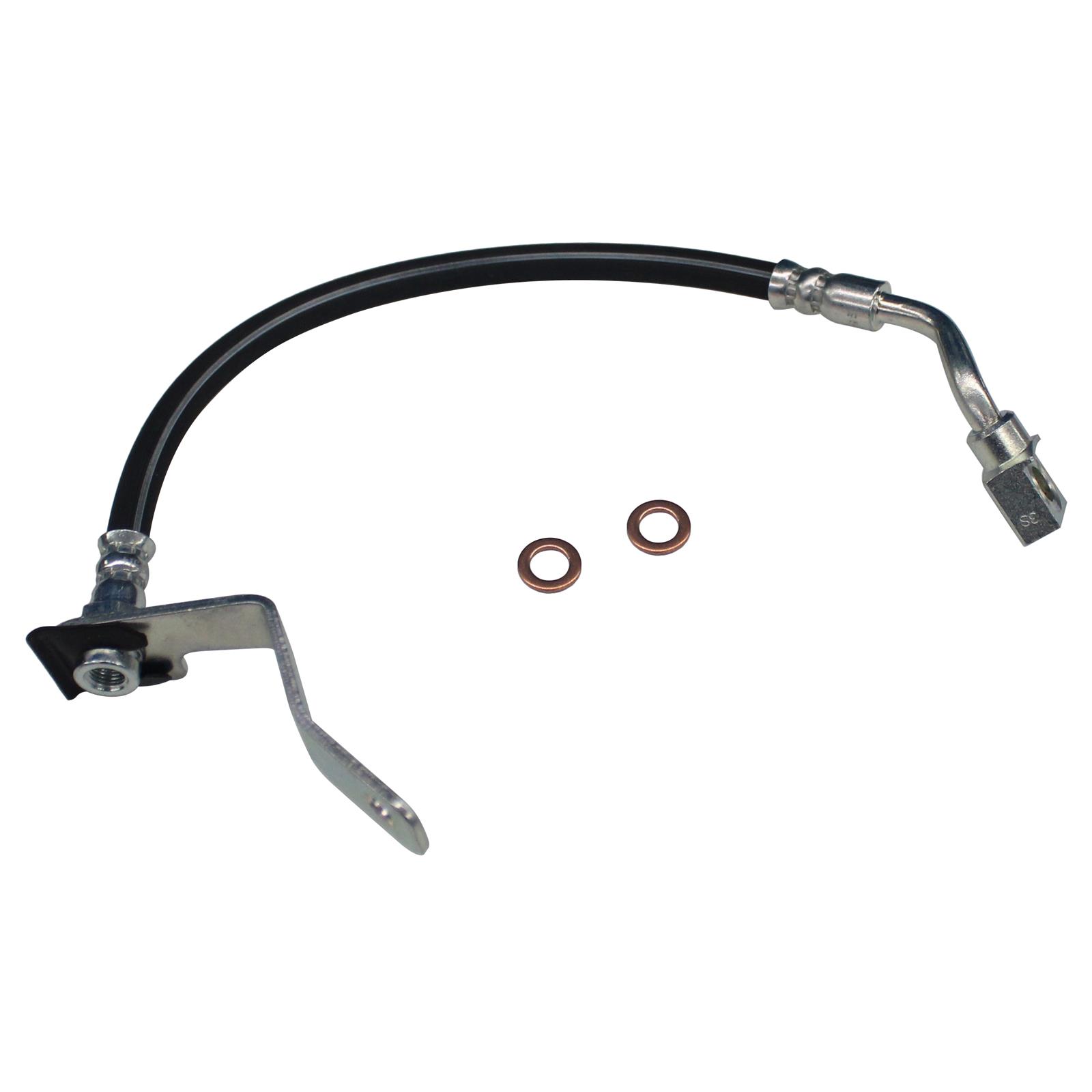 A-Premium Front Side Brake Hydraulic Hoses Compatible With