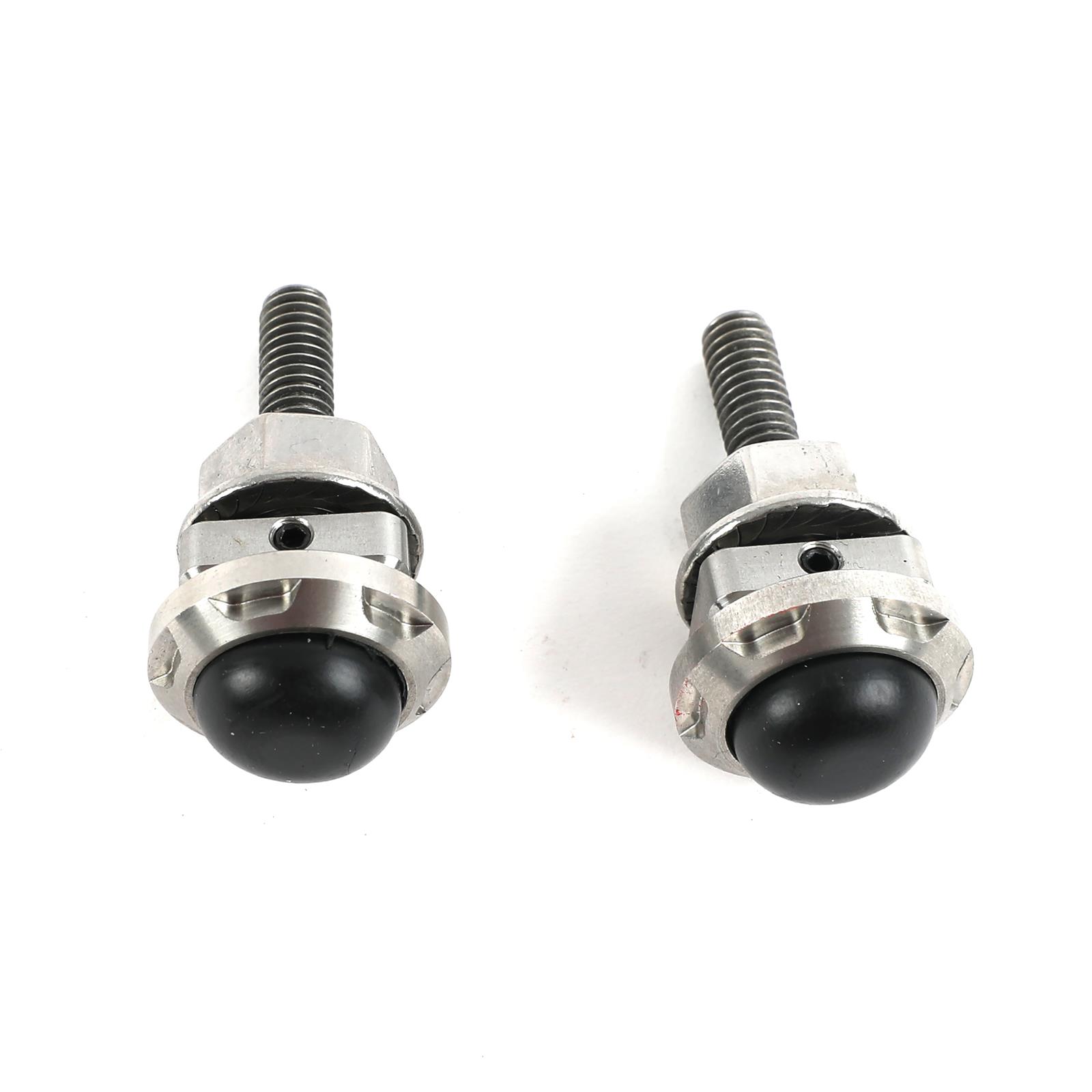 Scott Drake Hood Bump Stops E7ZZ-16763-S 79-93 STAINLLESS STEEL HOOD BUMPERS