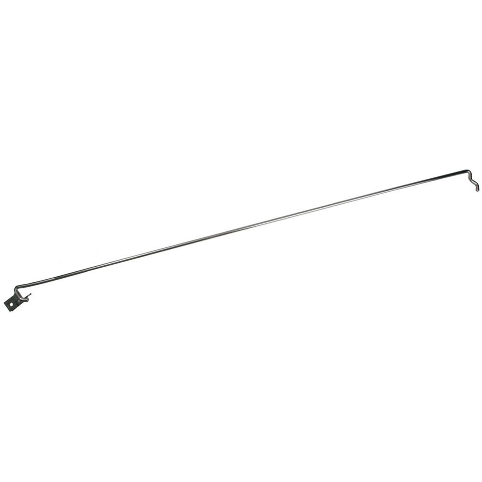 Drake Hood Prop Rods for 1979-1987 MUSTANG - E7ZZ-16826-S Rod, Hood, Stainless Steel, Polished, Ford, Mustang, 1979-1987, Each