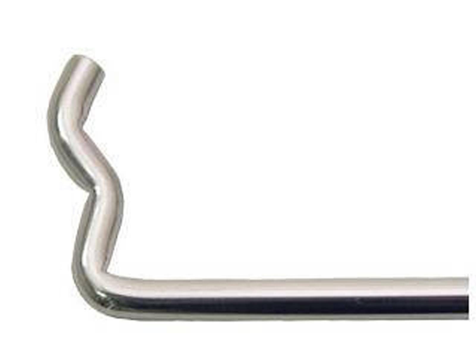 Drake Hood Prop Rods for 1979-1987 MUSTANG - E7ZZ-16826-S Rod, Hood, Stainless Steel, Polished, Ford, Mustang, 1979-1987, Each thumbnail 2