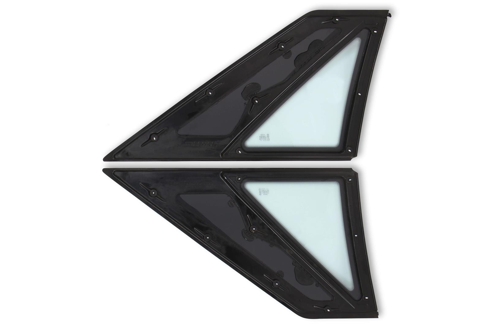 Drake Quarter Windows E7ZZ-6129710-1B Windows, Window, Replacement, Glass, Clear, Ford, Pair thumbnail 2
