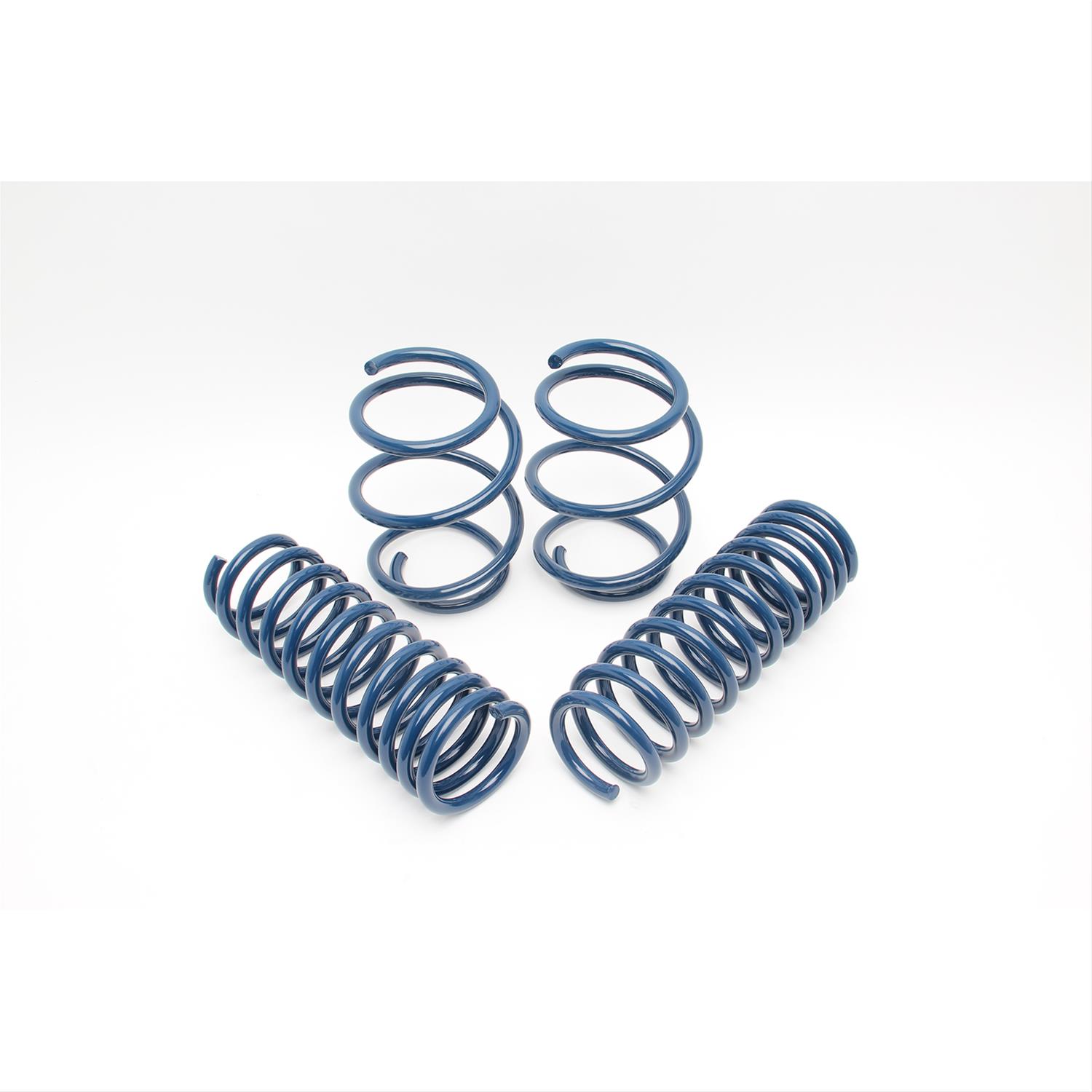 Dinan Performance Spring Sets for 2006-2010 M5 - D100-0913 Coil Springs, Sets, Lowered Ride Height, Front and Rear, 0.87 in. Lowered Front, 0.75 in. Lowered Rear, Blue, BMW, Set of 4