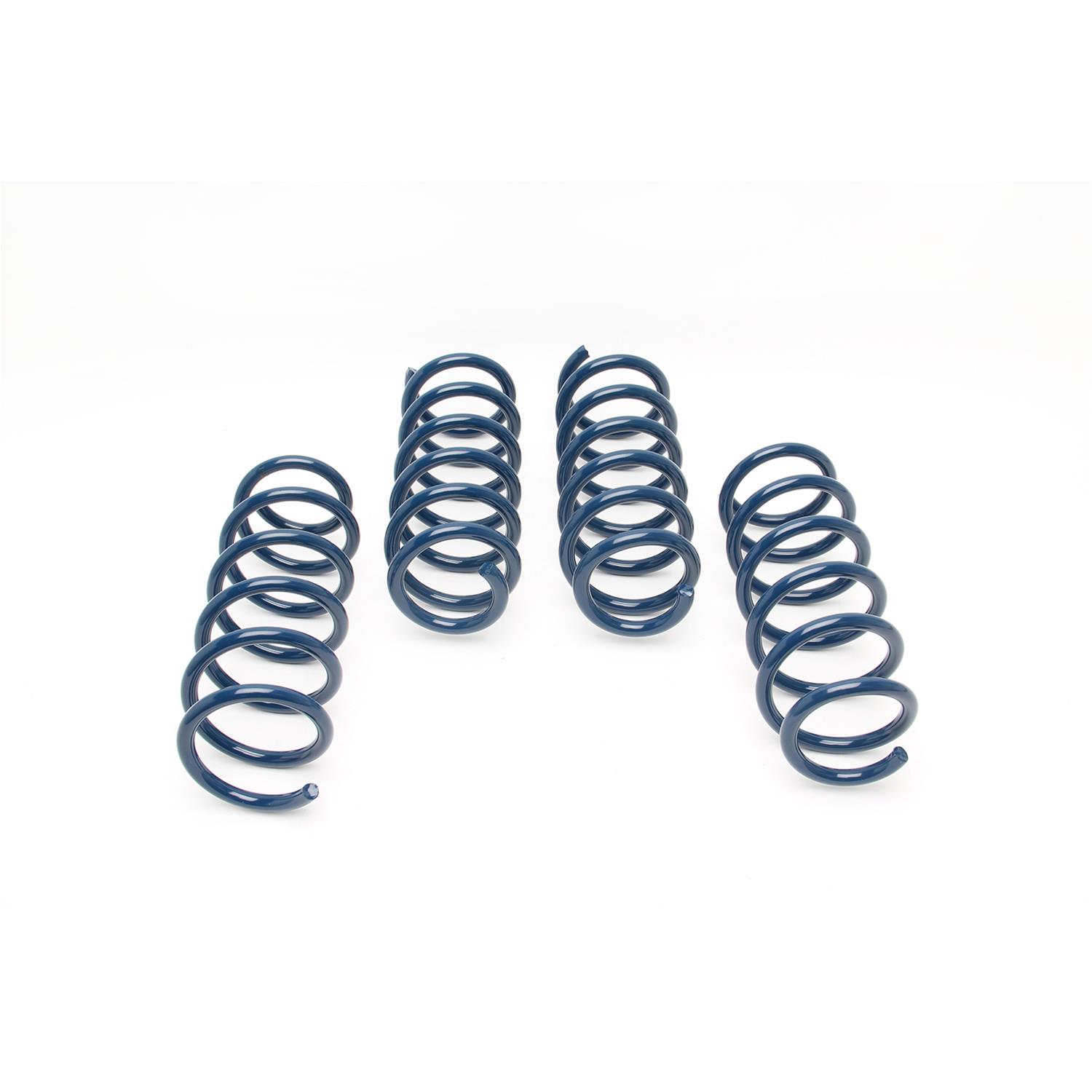 Dinan Performance Spring Sets for 2018-2023 M550I XDRIVE - D100-0932 Coil Springs, Sets, Lowered Ride Height, 0.75 in. Lowered Front, 0.75-1.00 in. Lowered Rear, Blue, BMW, Set of 4