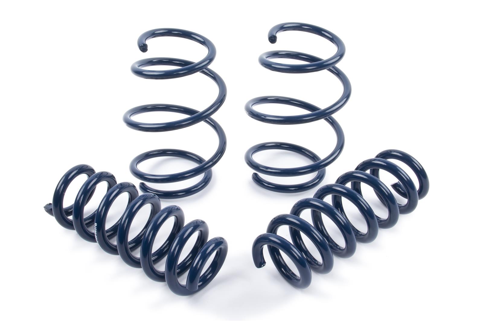 Dinan Performance Spring Sets D100-0934 Coil Springs, Sets, Lowered Ride Height, 1.00 in. Lowered Front, 1.00 in. Lowered Rear, Blue, BMW, Set of 4