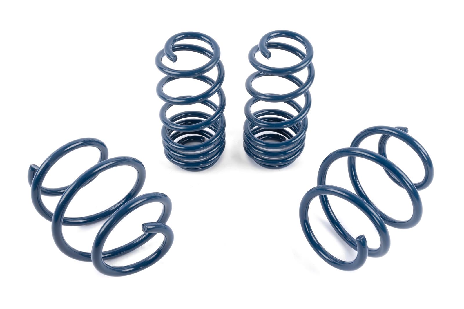 Dinan Performance Spring Sets D100-0937 Lowering Springs, 0.75 in., Coil, Front/Rear, Blue Powdercoated, Mini, F56, Set of 4