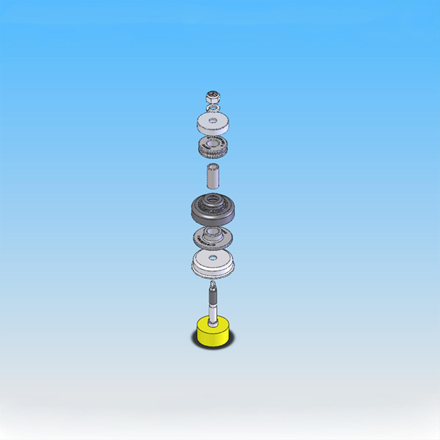 Dinan Extended Travel Shock Mounts for 2008-2013 M3 - D110-0009 Mount, 14mm Shock, 7mm Travel, BMW, With EDC, Kit