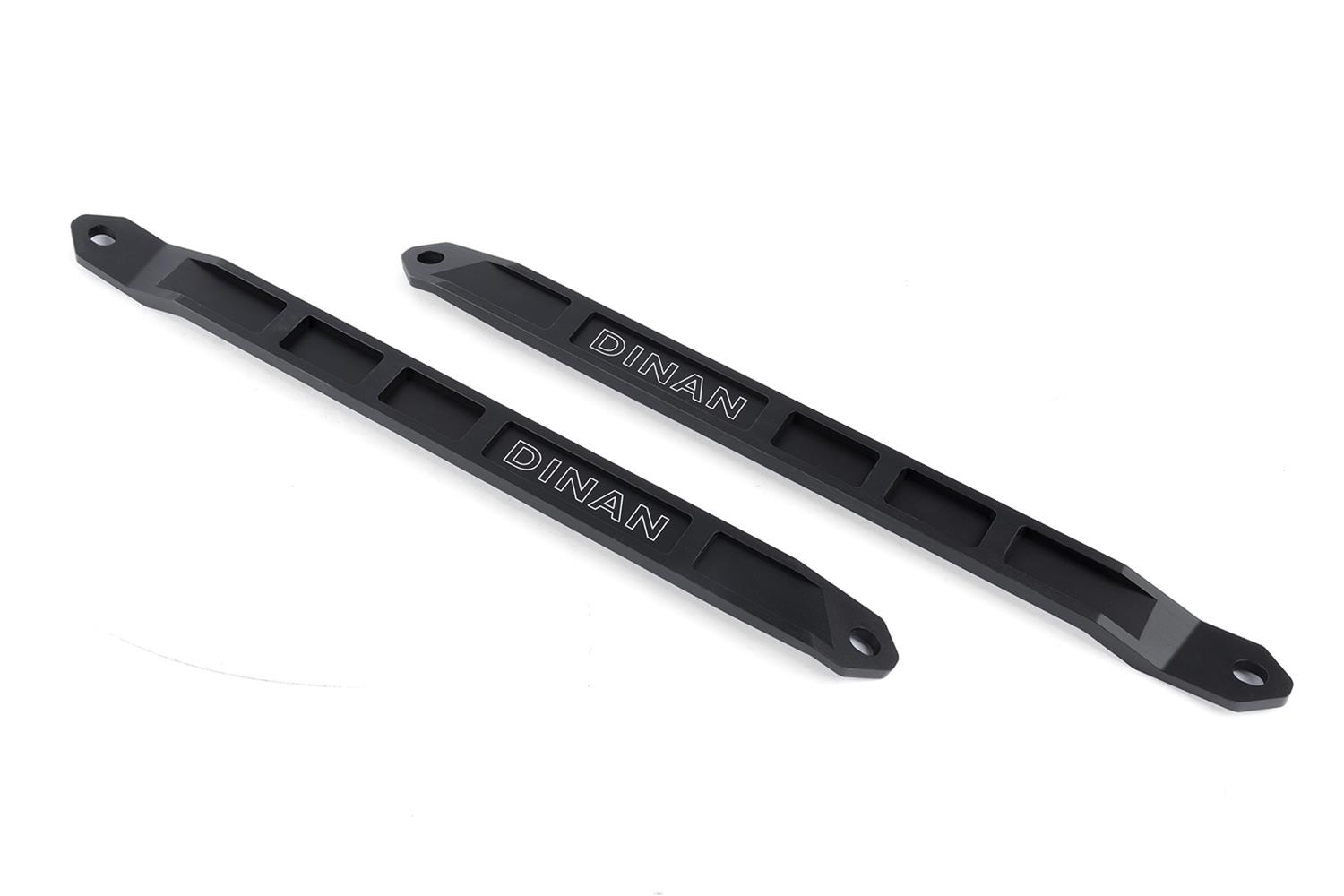 Dinan Strut Tower Braces D180-0016 Shock and Braces, Front, Billet Aluminum, Black Anodized, Reuse Existing Hardware, BMW, Pair thumbnail 2