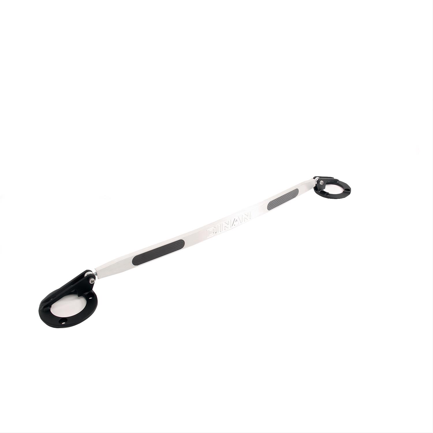 Dinan Strut Tower Braces D180-0462 Shock and Braces, Brace, Front, Brushed Aluminum, Carbon Fiber Inserts, BMW, Each