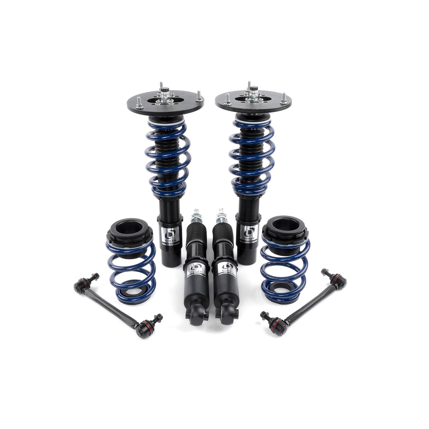 Dinan Coilover Suspension Systems D190-0001 Kit, Front and Rear, Monotube, Adjustable, Blue Spring, Mini, Kit thumbnail 2