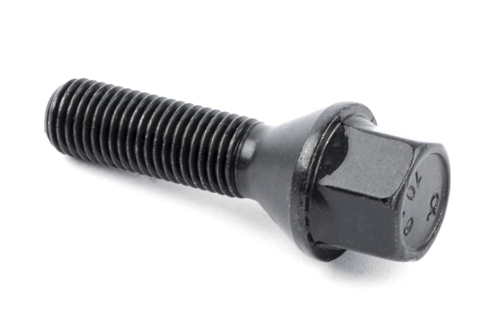 Dinan Lug Bolts D220-0011 Bolts, M12 x 1.5 Thread, 6-Point, Conical Seat, 1.38 in. Length, Steel, Black Zinc Coated, Set of 10 thumbnail 3
