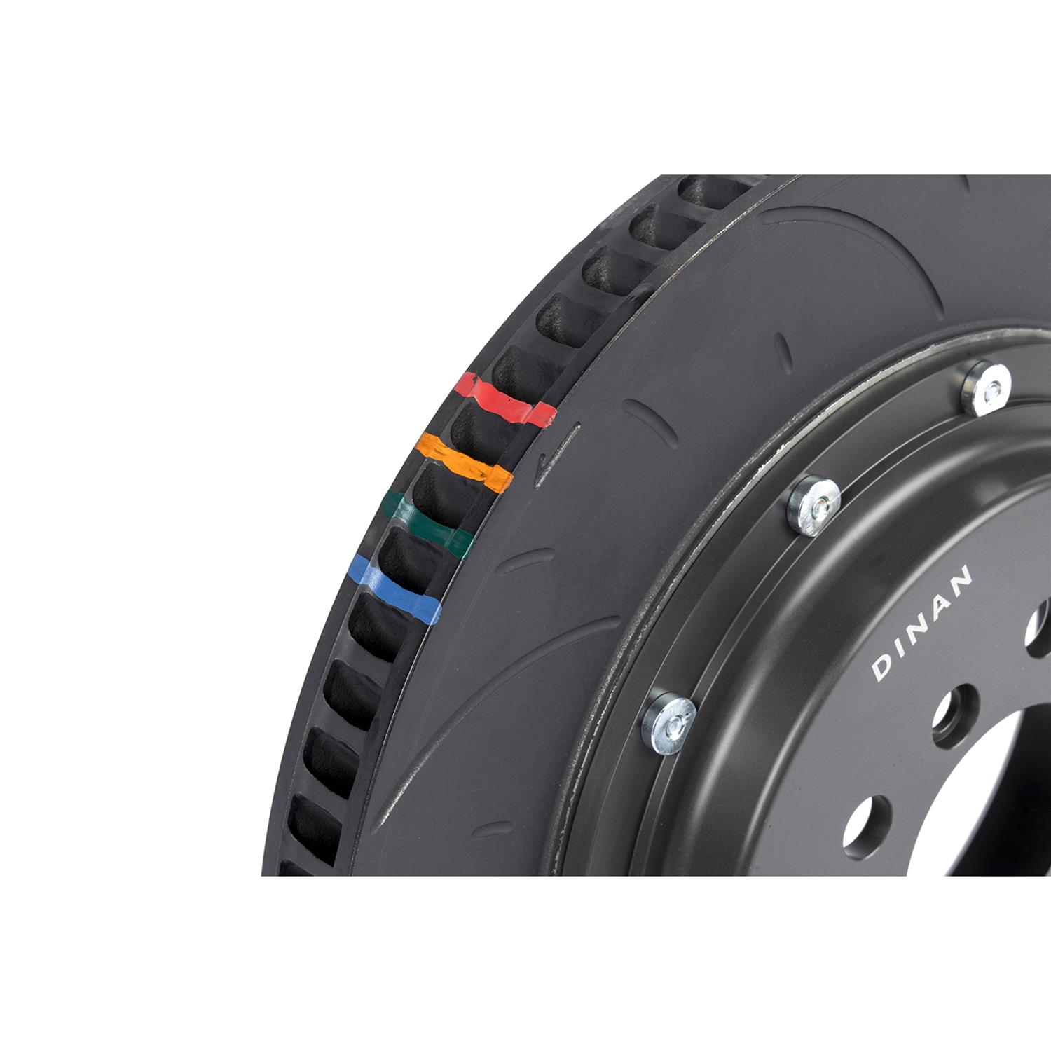 Dinan Big Brake Rear Kits D290-1006-G Disc Kit, Brake, Rear, Slotted Rotors, 4-Piston Gray Powdercoat Calipers, BMW, Kit thumbnail 3