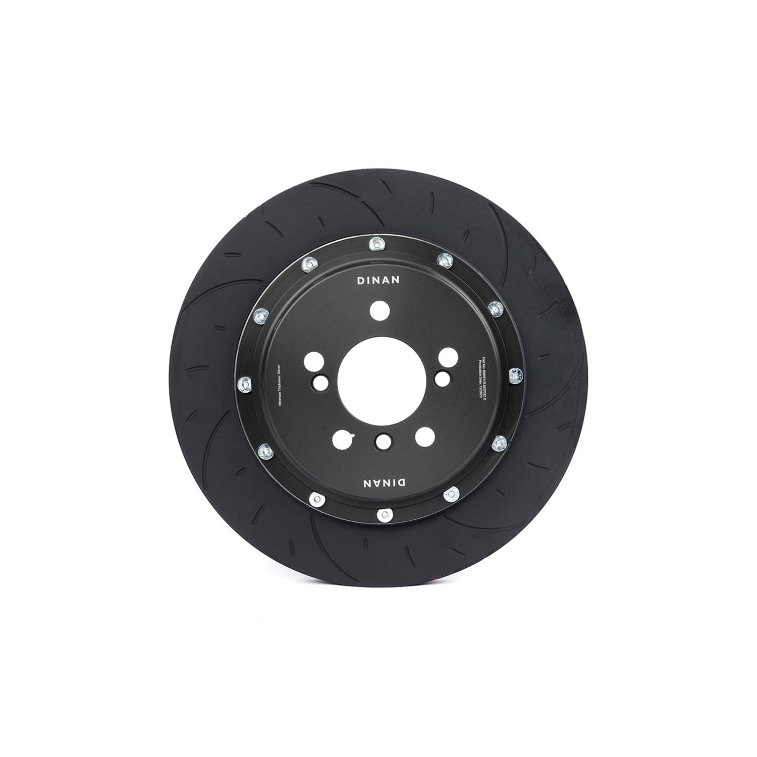 Dinan Big Brake Rear Kits D290-1009-R Disc Kit, Brake, Rear, Slotted Rotors, 4-Piston Red Powdercoat Calipers, BMW, Kit