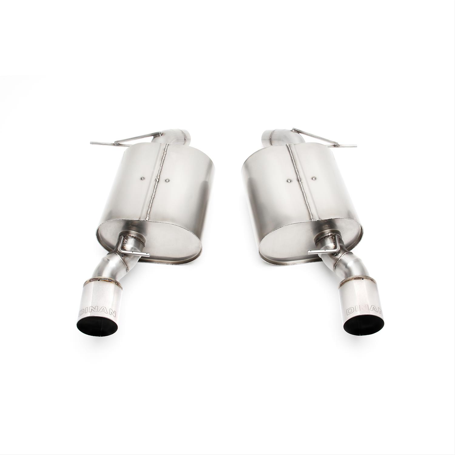 Dinan Free Flow Stainless Exhaust Systems D660-0011 Exhaust, Flow, Rear Axle Back, Steel, Two Rear Outlets, BMW, 3.0L, Kit