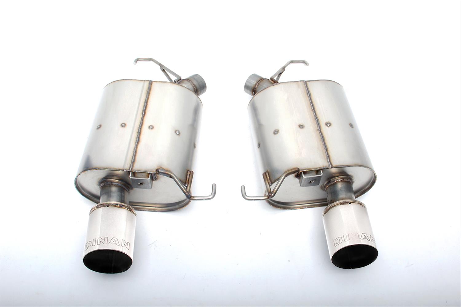Dinan Free Flow Stainless Exhaust Systems for 2011-2016 535I, 535I XDRIVE - D660-0051 Exhaust, Flow, Rear Axle Back, Steel, Two Rear Outlets, BMW, 3.0L, Kit thumbnail 2