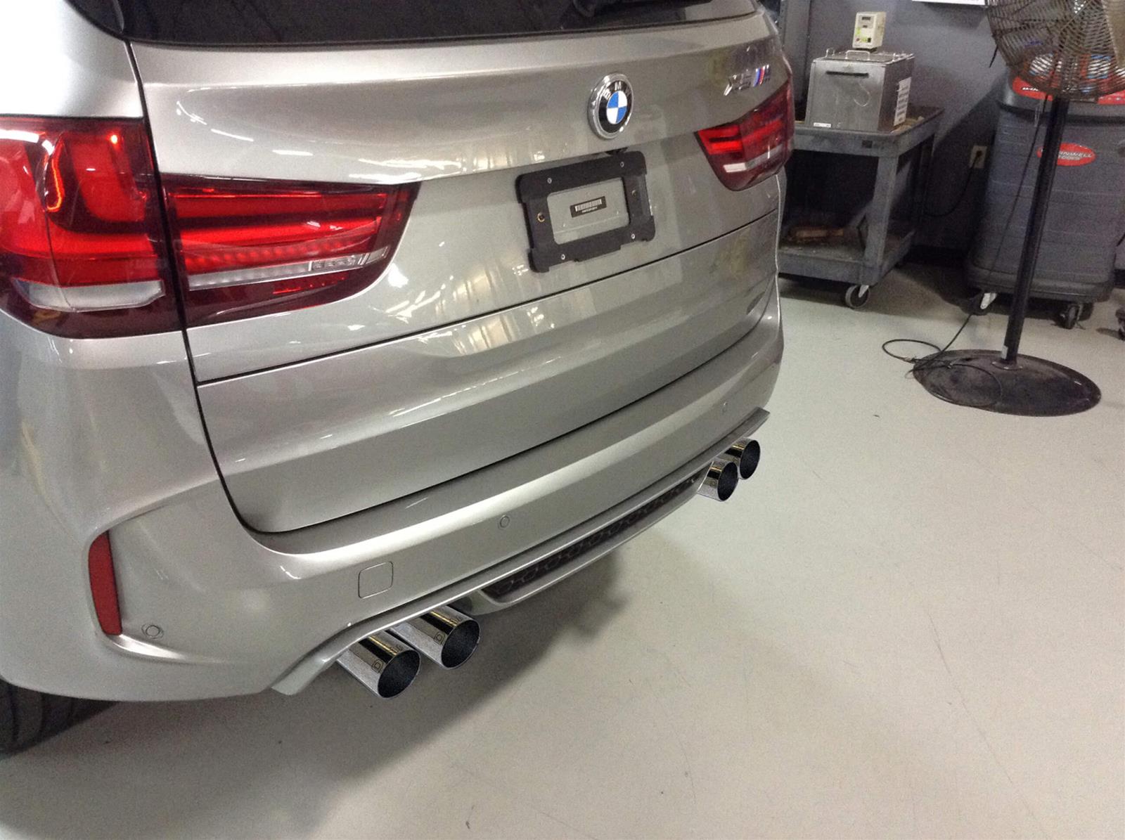 Dinan Free Flow Stainless Exhaust Systems D660-0054A Systems, Flow, Rear Axle-back, Dual In/Four Out, Steel, Natural, Split Rear Exit, Polished Tips, BMW, 4.4L, Kit thumbnail 6