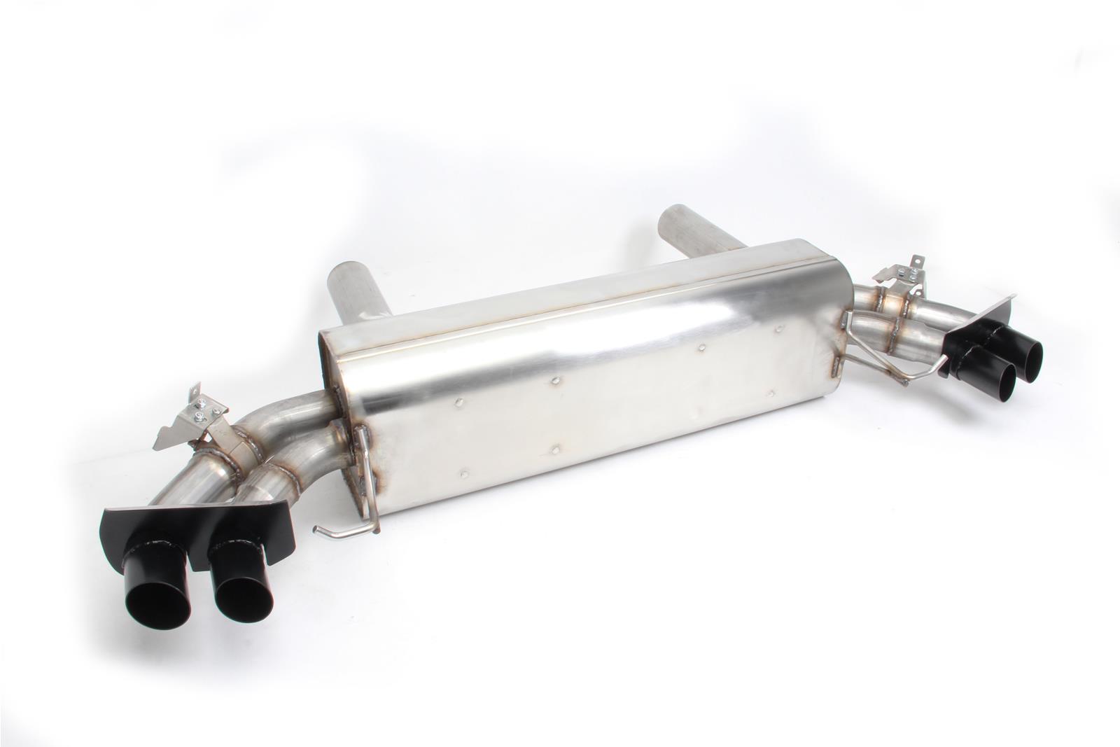 Dinan Free Flow Stainless Exhaust Systems D660-0072 Systems, Stainless, Rear Axle-back, Dual In/Four Out, Steel, Natural, Split Rear Exit, BMW, 4.4L, Kit thumbnail 2