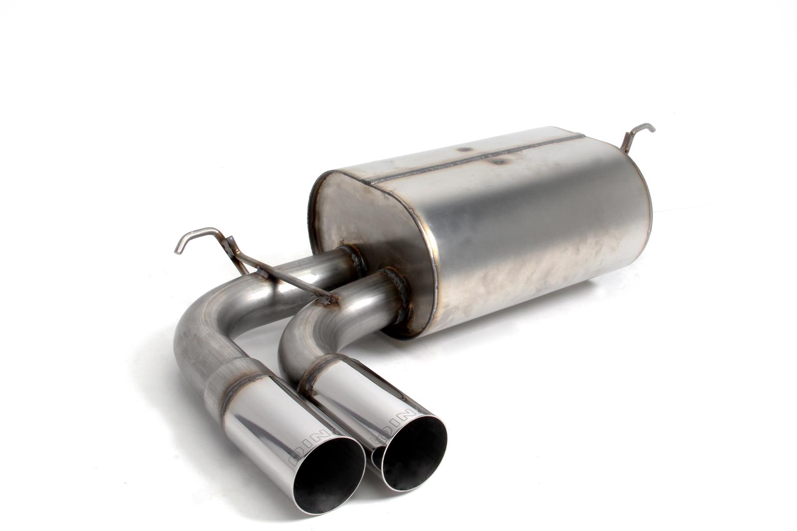Dinan Free Flow Stainless Exhaust Systems for 2017-2021 230I, 230I XDRIVE - D660-0076 Systems, Stainless, Rear Axle-back, Single In/Dual Out, Steel, Natural, Rear Exit, Polished Tips, BMW, 2.0L, Kit thumbnail 2