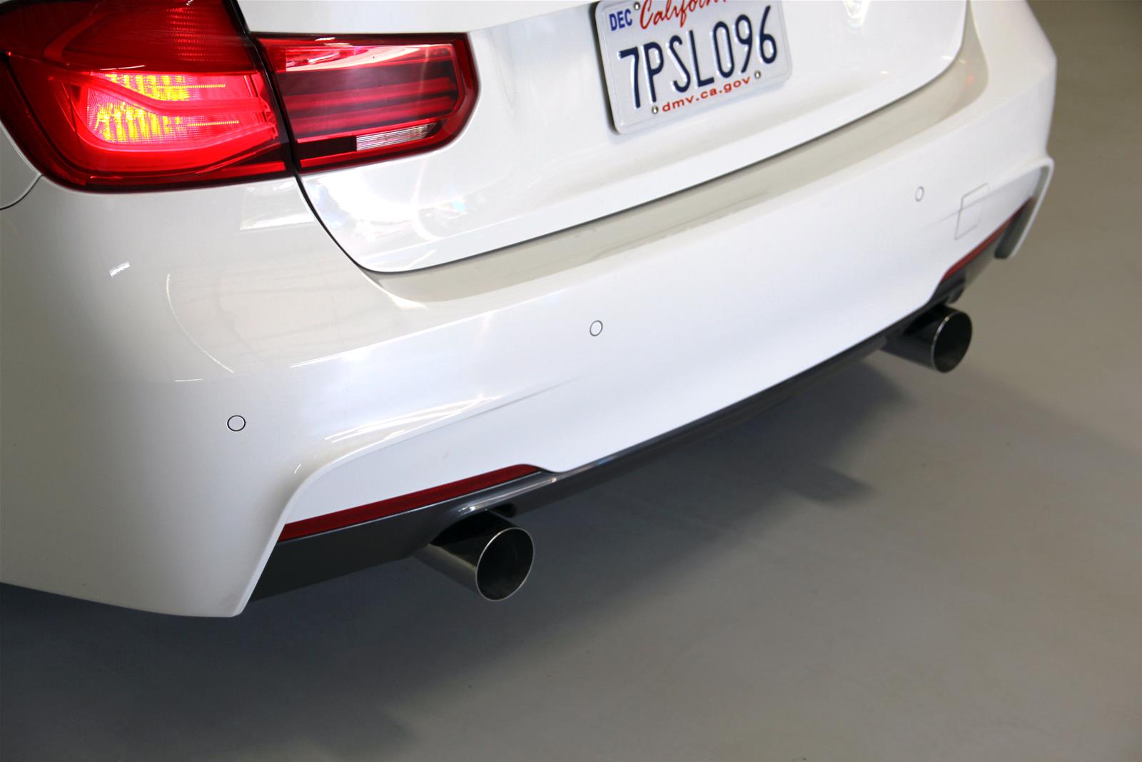Dinan Free Flow Stainless Exhaust Systems D660-0077 Systems, Stainless, Rear Axle-back, Single In/Dual Out, Steel, Natural, Split Rear Exit, Polished Tips, BMW, 3.0L, Kit