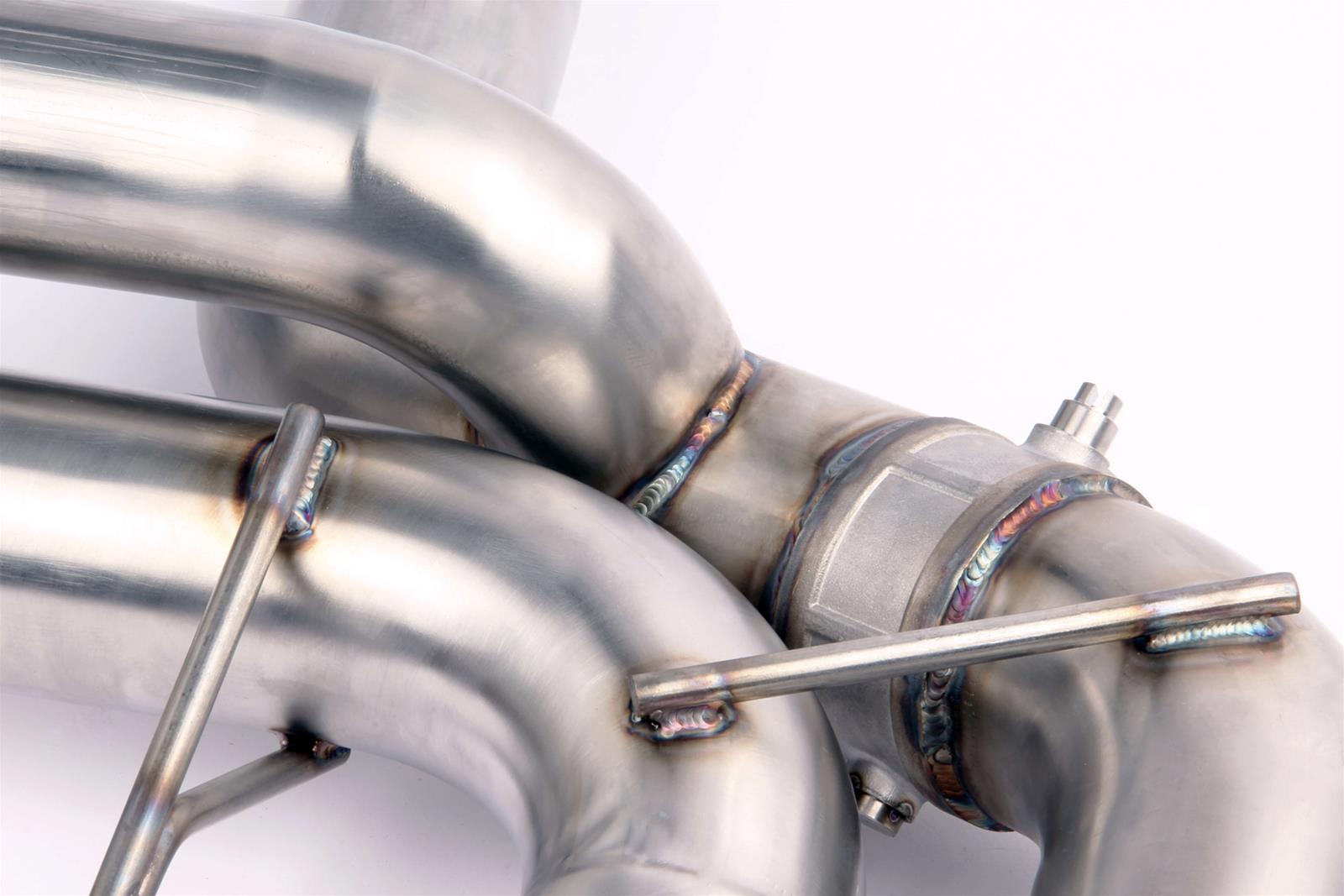 Dinan Free Flow Stainless Exhaust Systems D660-0079 Systems, Stainless, Rear Axle-back, Dual In/Four Out, Steel, Natural, Split Rear Exit, Polished Tips, BMW, 4.4L, Kit thumbnail 5