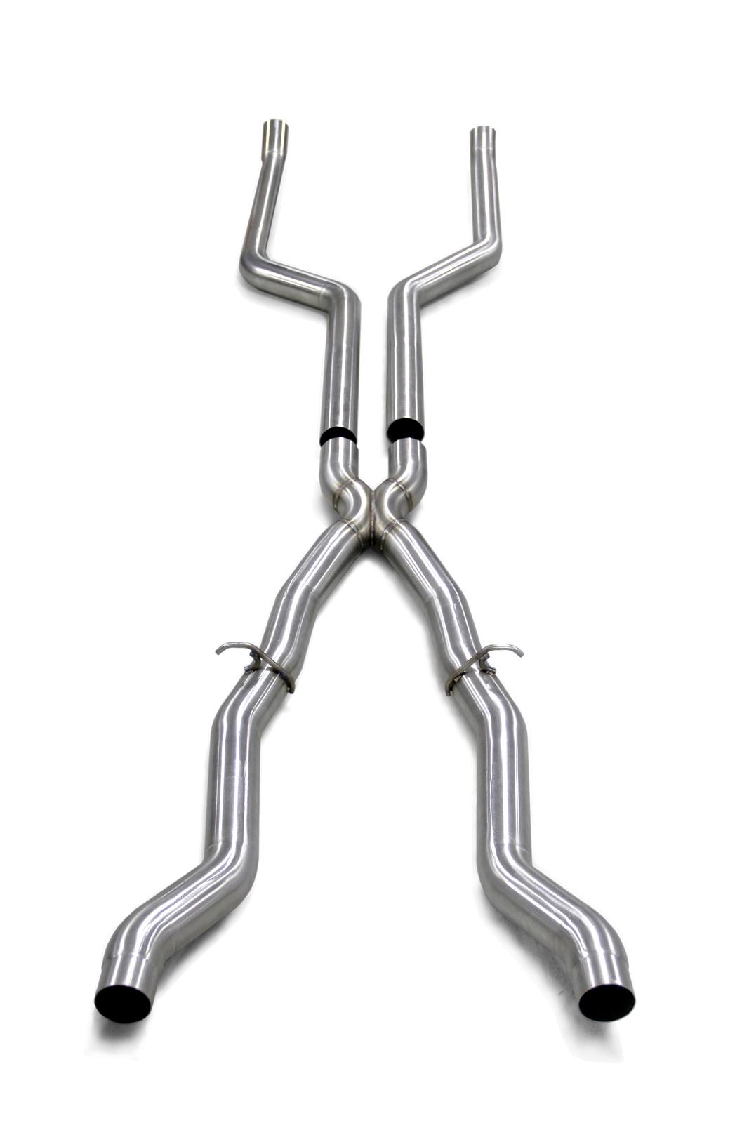 Dinan High-Flow X-Pipes D660-0080 Crossover Pipes, X-Pipe, Stainless Steel, Natural, 3 in. Diameter, BMW, Kit thumbnail 2