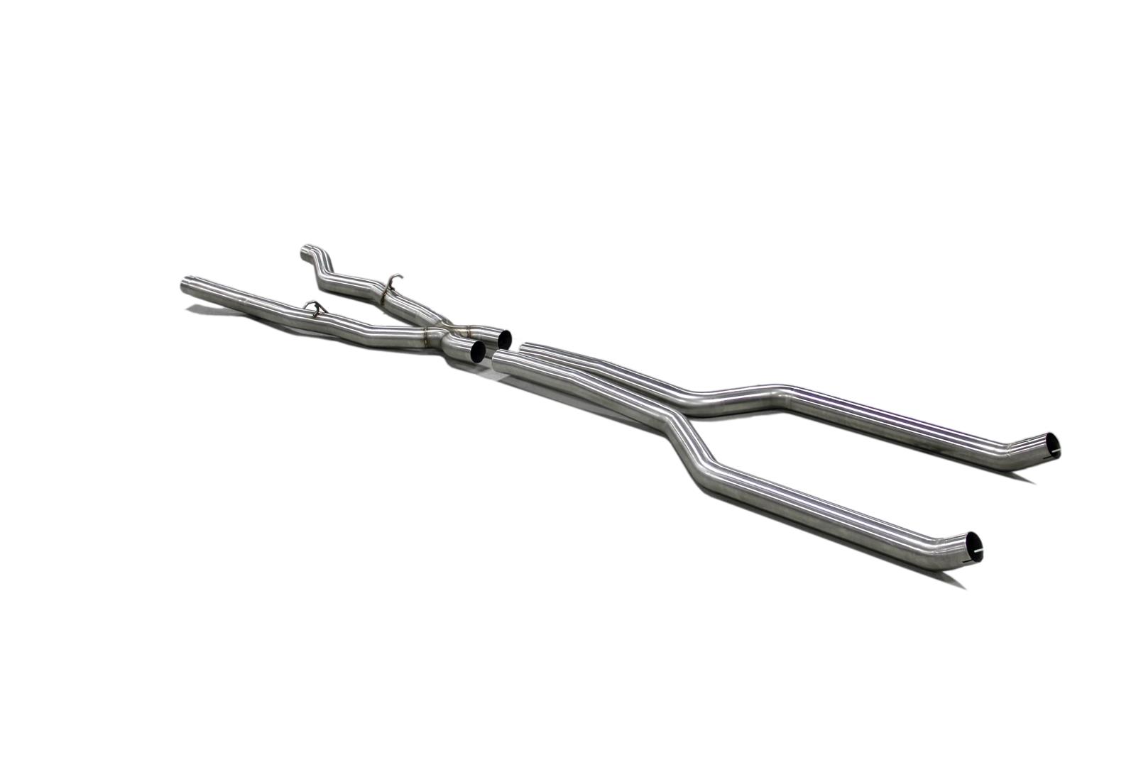 Dinan High-Flow X-Pipes D660-0080 Crossover Pipes, X-Pipe, Stainless Steel, Natural, 3 in. Diameter, BMW, Kit thumbnail 4