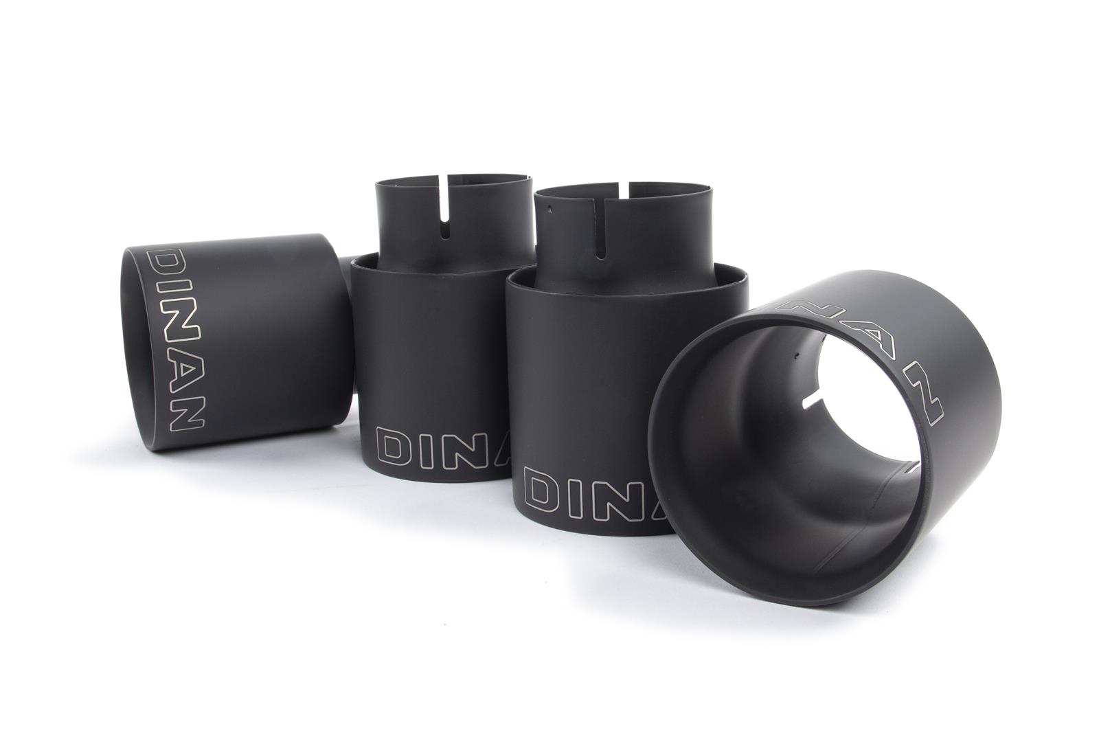 Dinan Free Flow Stainless Exhaust Systems D660-0082-BLK Systems, Stainless, Rear Axle-back, Dual In/Four Out, Steel, Natural, Split Rear Exit, Black Tips, BMW, 3.0L, Kit thumbnail 4