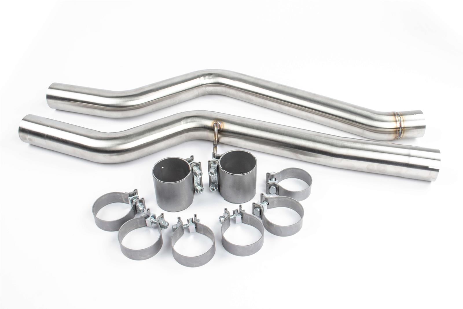 Dinan Free Flow Stainless Exhaust Systems D660-0085 Systems, Stainless, Rear Axle-back, Dual In/Four Out, Steel, Natural, Split Rear Exit, Polished Tips, BMW, 3.0L, Kit thumbnail 3
