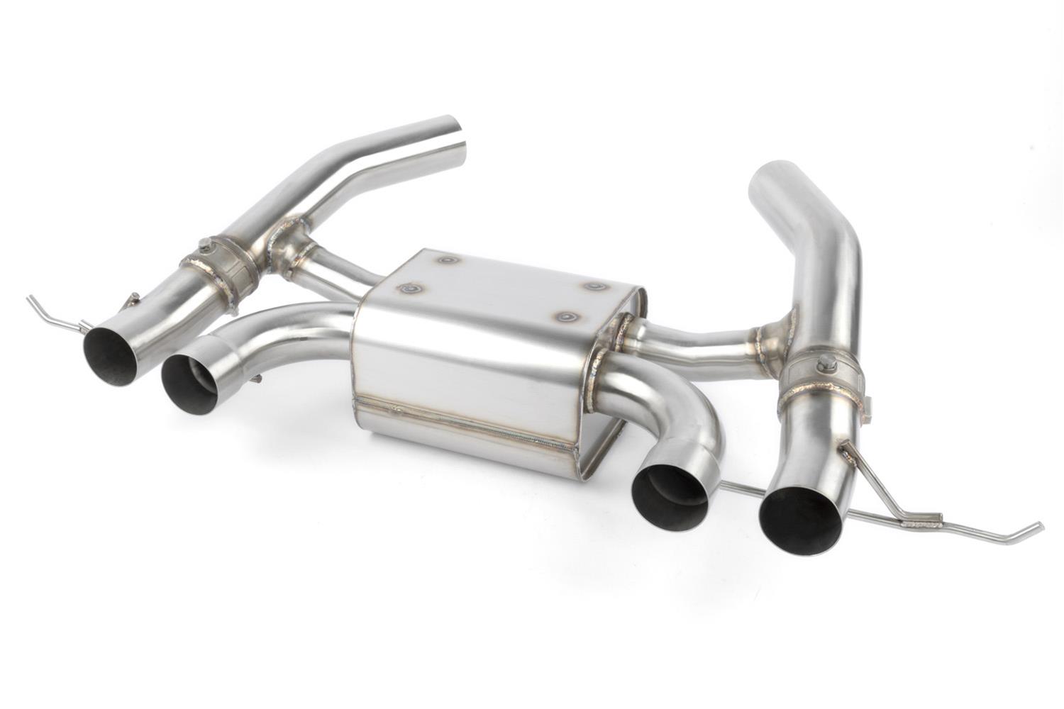 Dinan Free Flow Stainless Exhaust Systems D660-0100 Exhaust, Flow, Rear Axle-Back, 3.0 in., Steel, Polished, 4.50 in. Tips, Four Rear Outlets, BMW, 3.0L, G87, Kit thumbnail 4