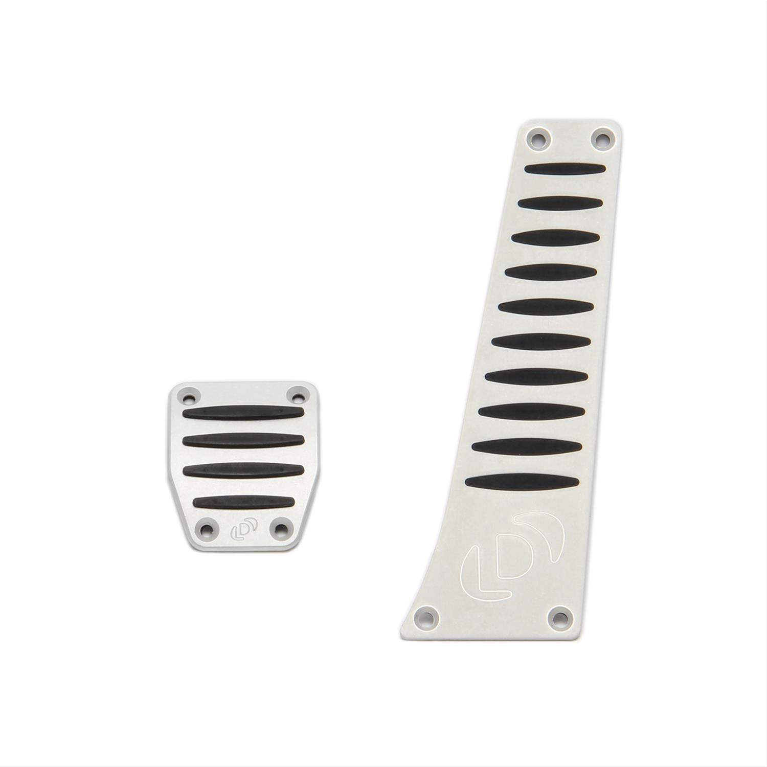 Dinan Pedal Covers D700-0002 Pads, Gas/Brake, Aluminum/Rubber, BMW, Pair