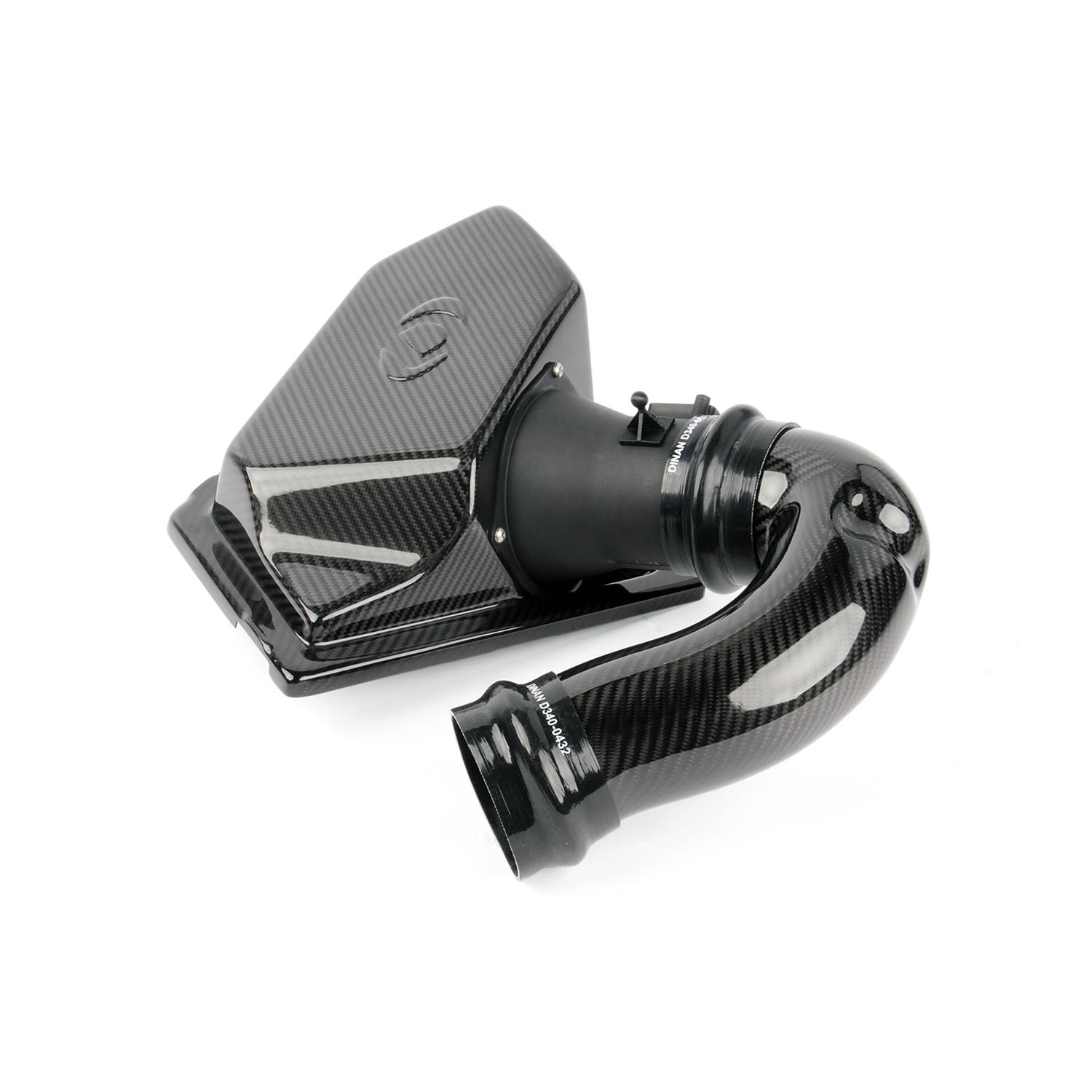 Dinan Carbon Fiber Air Intake Systems D760-0048-A Intake, Semi Open, Tube, Blue Filter, BMW, Kit thumbnail 4