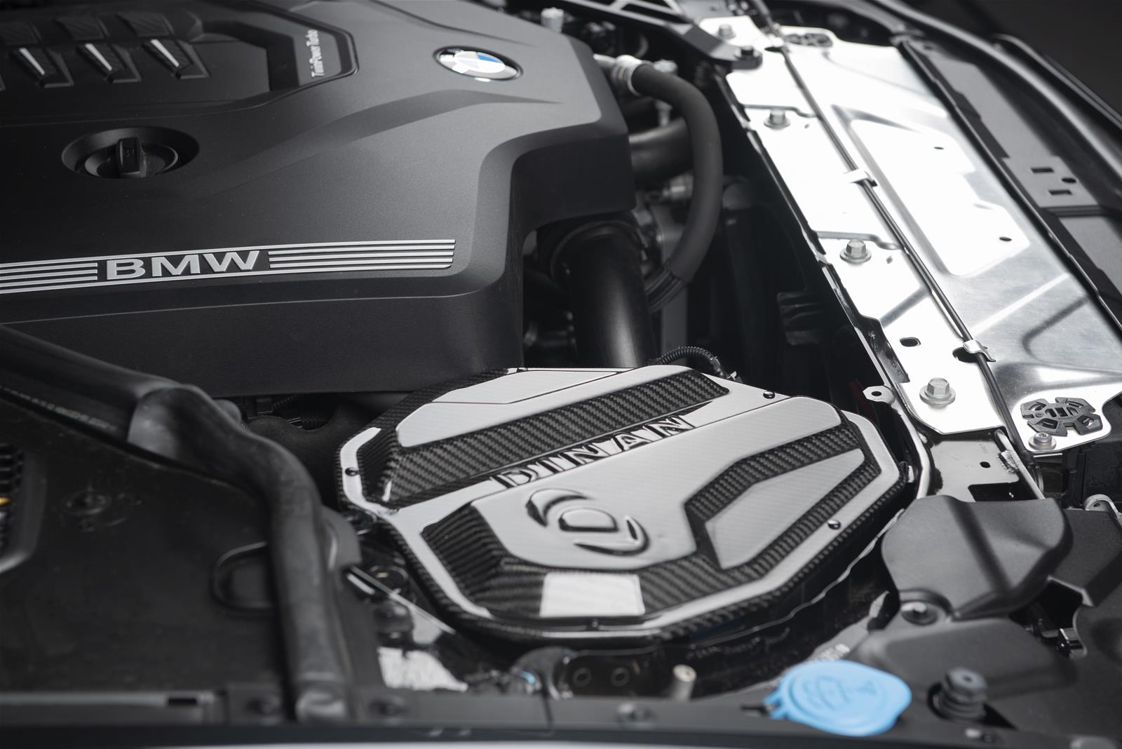 Dinan Carbon Fiber Air Intake Systems D760-0059 Intake, High Flow, Tube, Blue Filter, BMW, 2.0L, Kit thumbnail 8