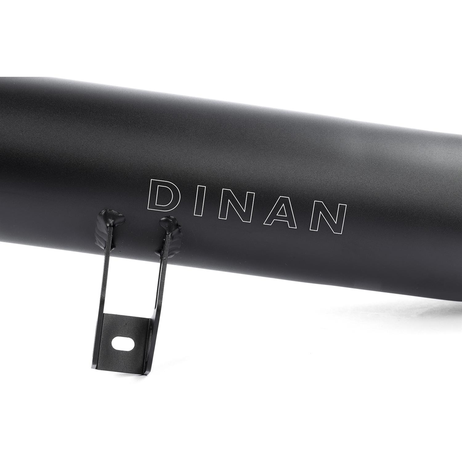 Dinan Intake Resonator Delete Pipes D760-0064 Air Pipe, Aluminum, Black Powdercoat, 90 Degree Elbow, 2.75 in. Diameter, Mini, BMW, Each thumbnail 4