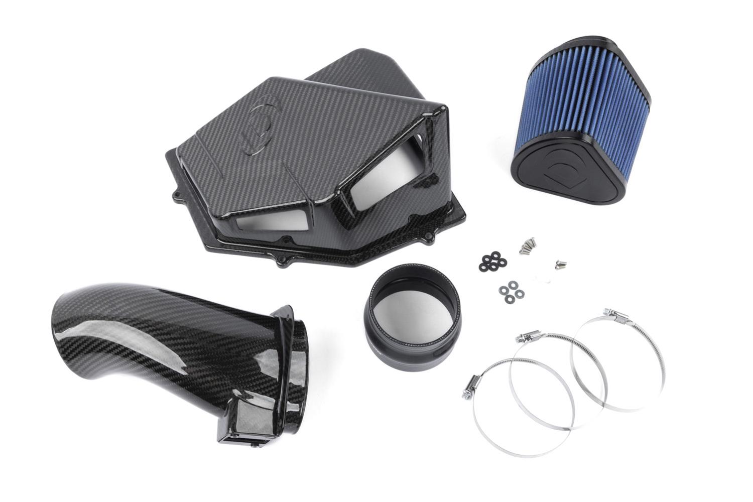 Dinan Carbon Fiber Air Intake Systems D760-0068 Intake, High Flow, Tube, Blue Filter, BMW, 3.0L, Kit thumbnail 5
