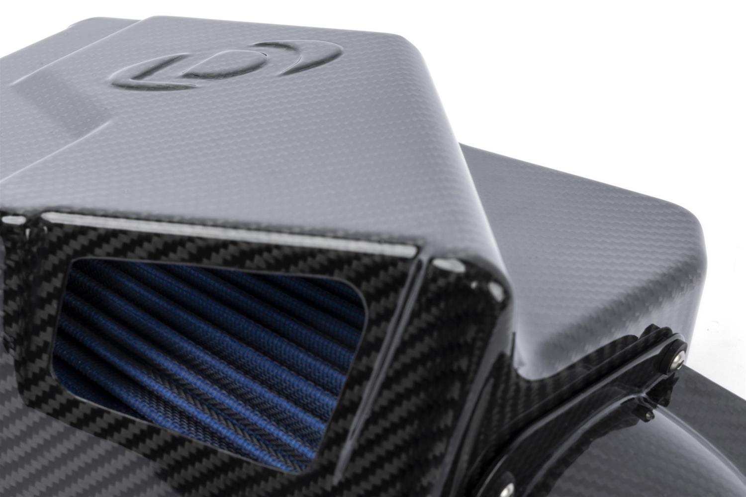 Dinan Carbon Fiber Air Intake Systems D760-0068 Intake, High Flow, Tube, Blue Filter, BMW, 3.0L, Kit thumbnail 9