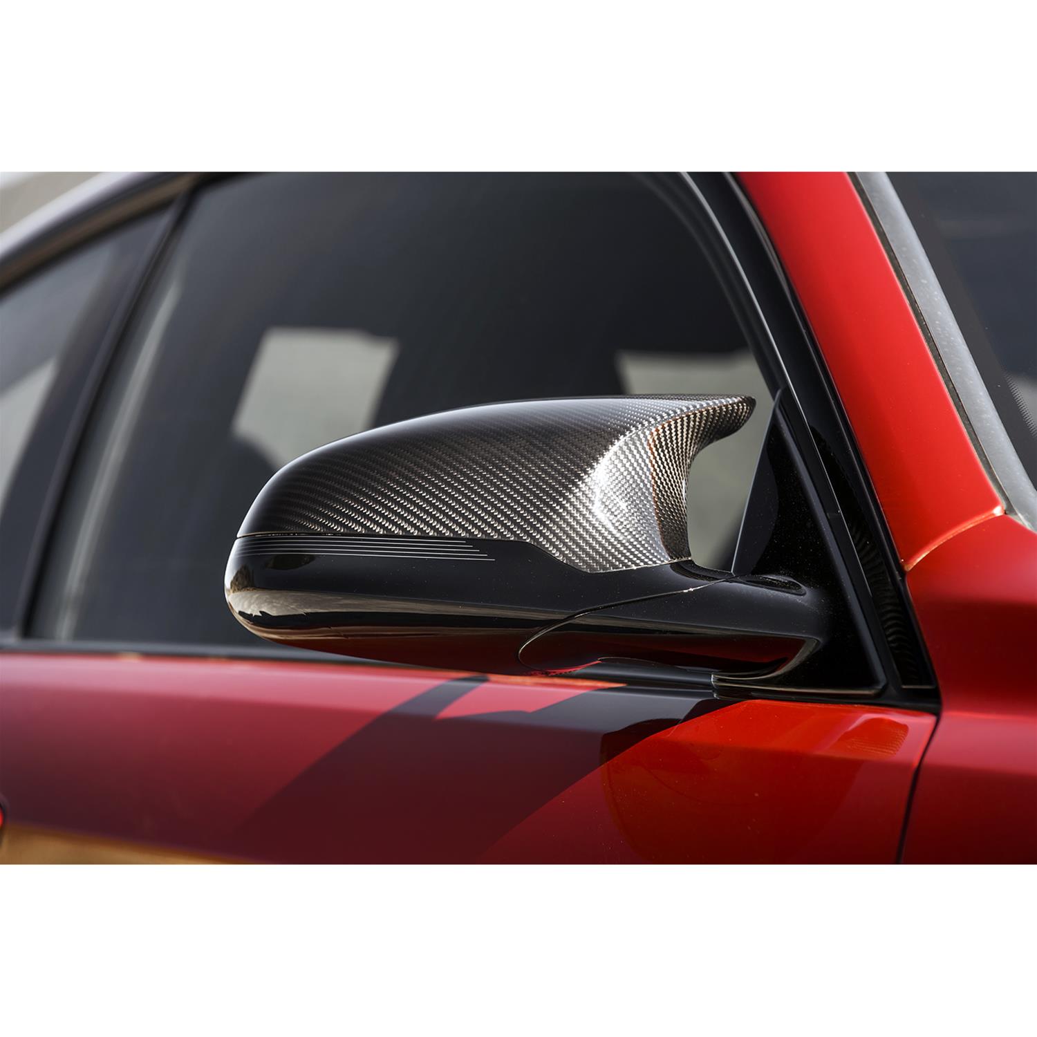 Dinan Mirror Caps D980-0025 Covers, Carbon Fiber, Snap-On, BMW, Pair thumbnail 4