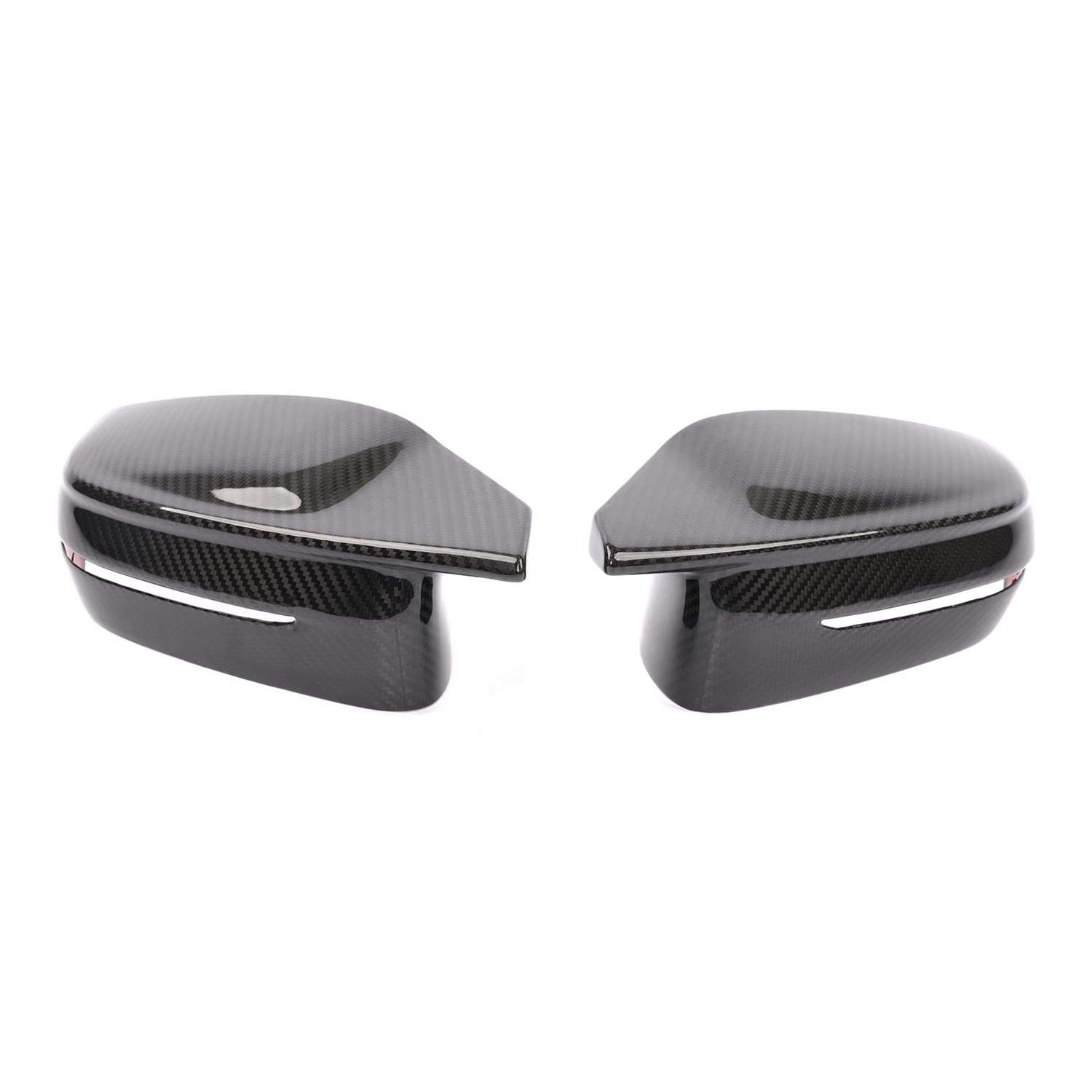 Dinan Mirror Caps D980-0033 Covers, Carbon Fiber, Snap-On, BMW, Pair