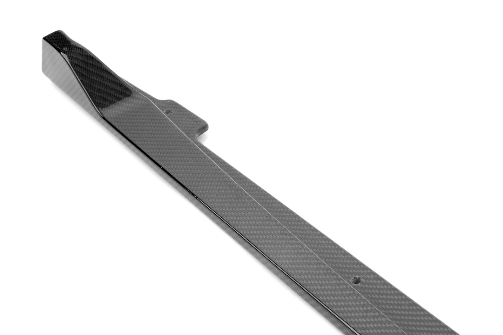 Dinan Side Skirts D980-0036 Rocker Molding, Left/Right, Carbon Fiber, Gloss, Toyota, Pair thumbnail 5