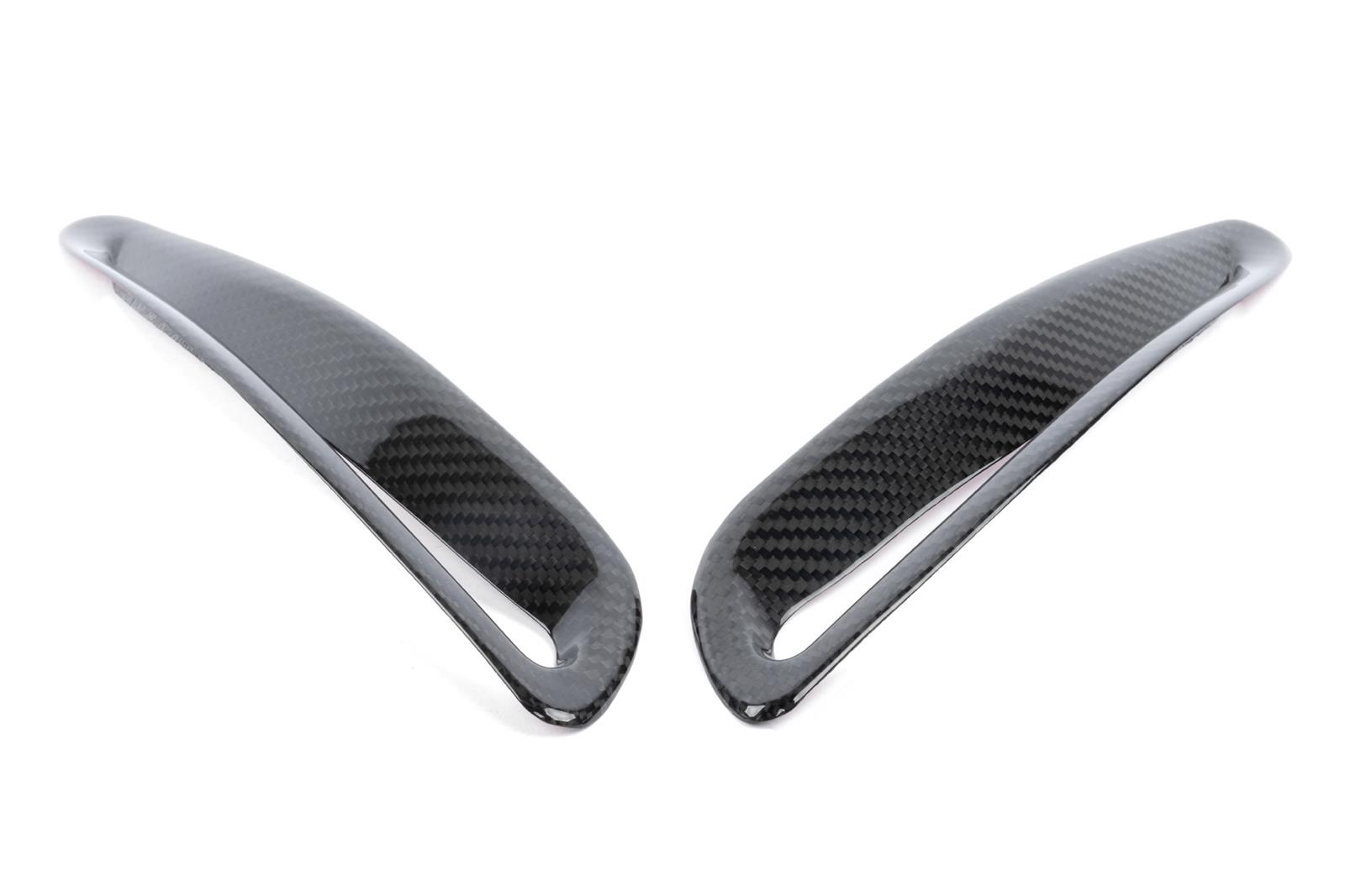 Dinan Hood Vent Covers D980-0041 Trim Accents, Covers, Carbon Fiber, Gloss, Toyota, Pair thumbnail 2