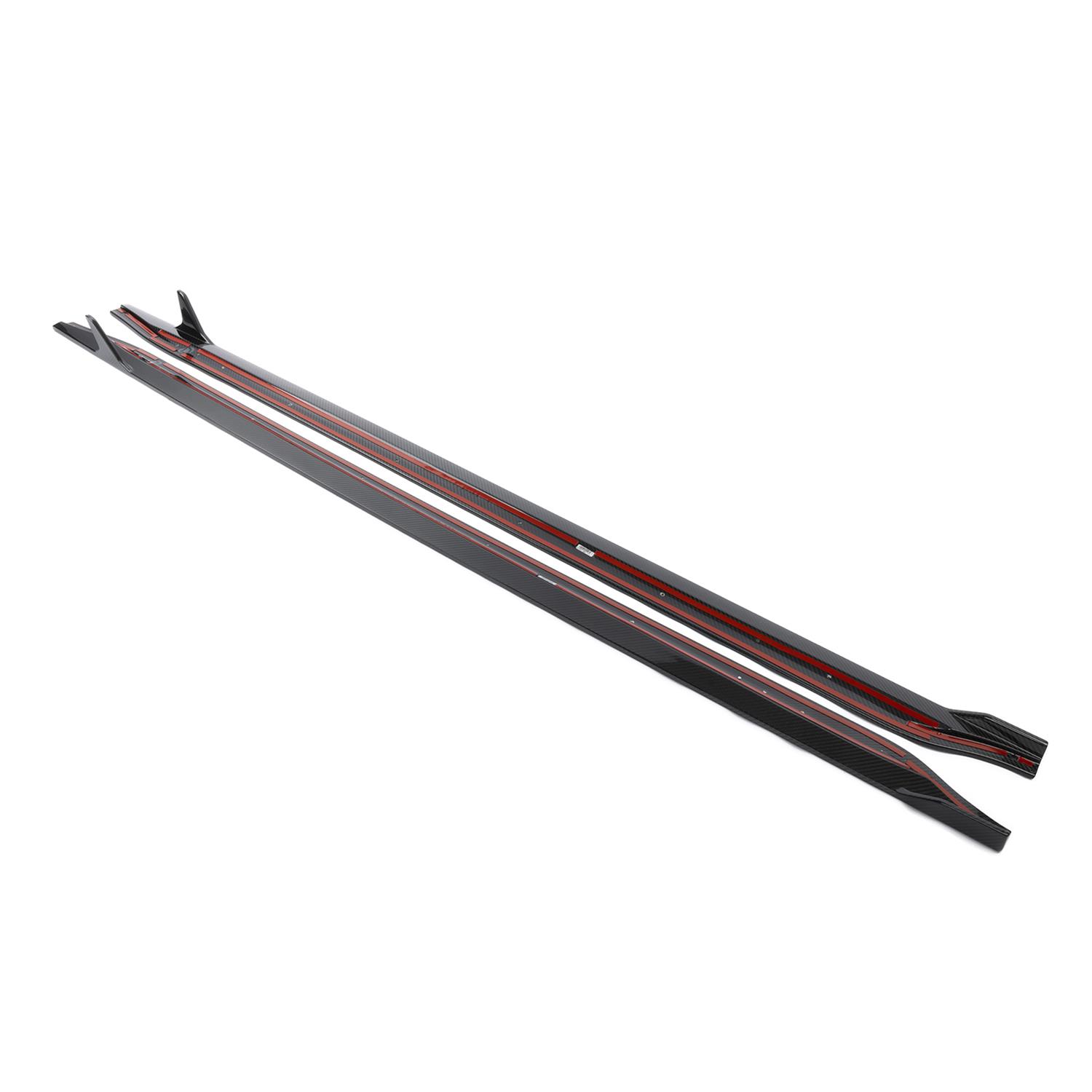 Dinan Side Skirts D980-0047 Rocker Molding, Left/Right, Carbon Fiber, Gloss, BMW, Pair thumbnail 2