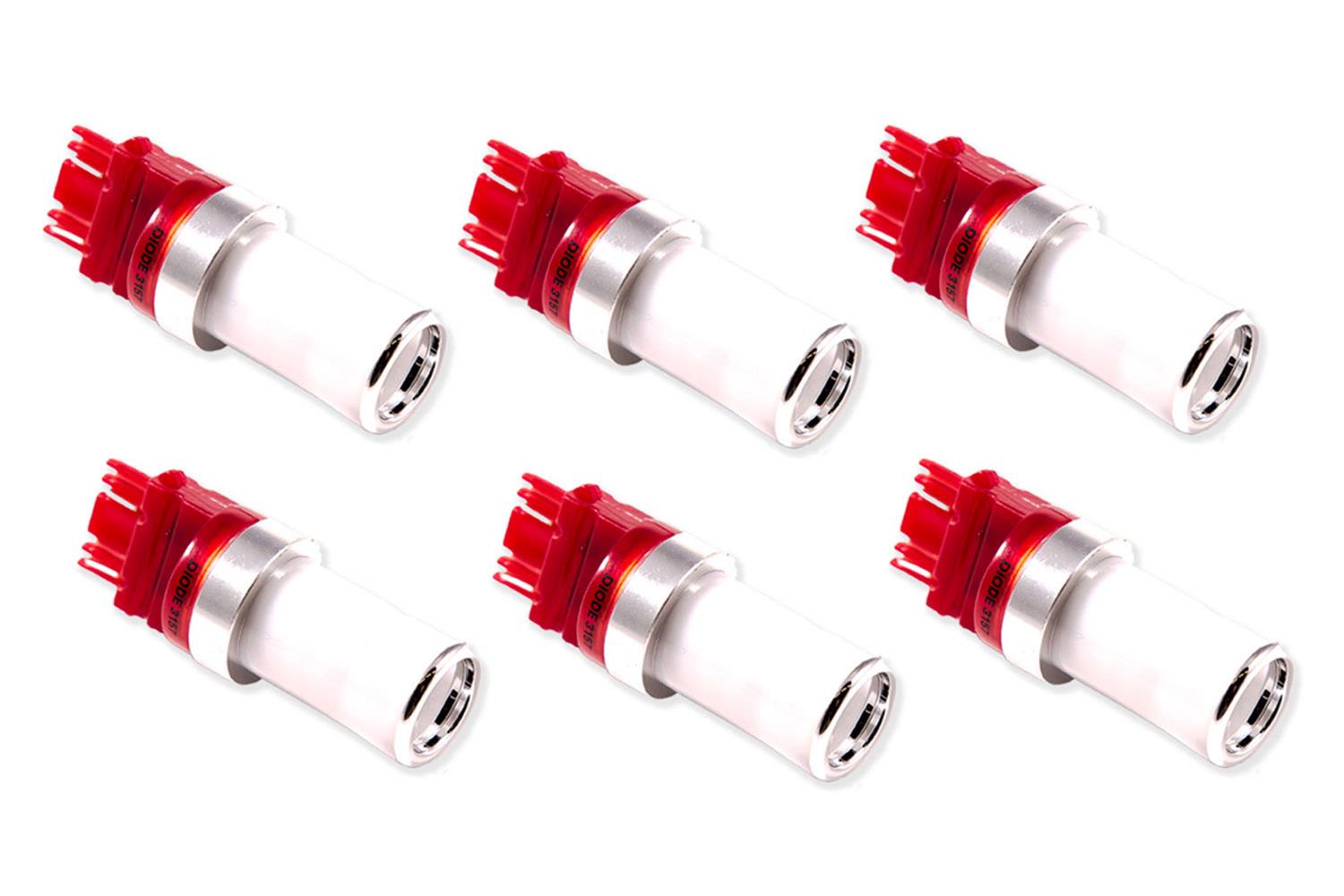 Diode Dynamics Light Bulbs DD0056H LED Light, 3157 HP48 LED Red (six) thumbnail 2