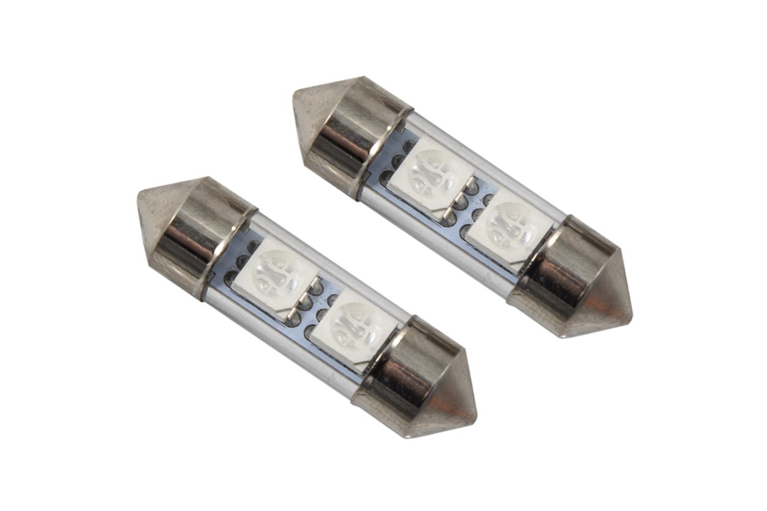 Diode Dynamics 31mm SMF2 LED Bulb - Red (Pair)