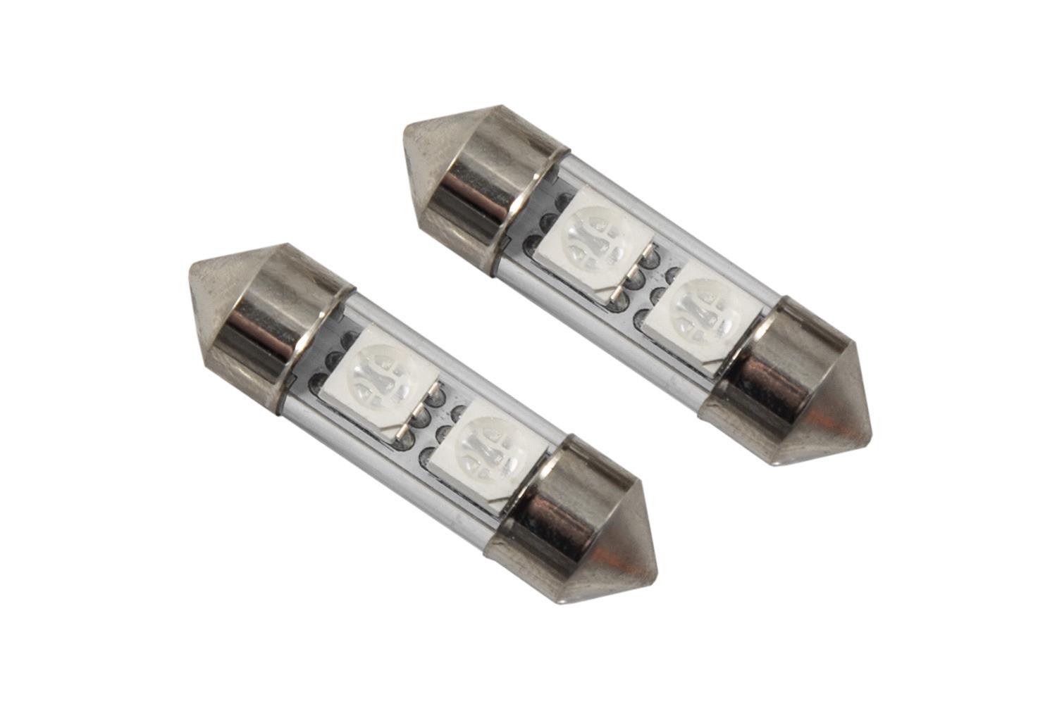 Diode Dynamics 31mm SMF2 LED Bulb - Amber (Pair)