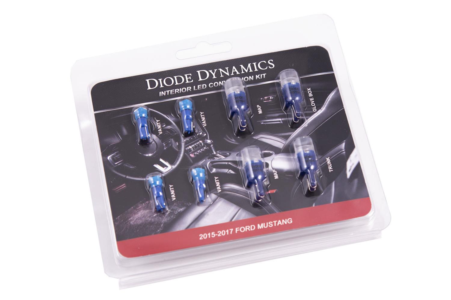 Diode Dynamics Mustang Interior Light Kit 15-17 Mustang Stage 1 - Blue