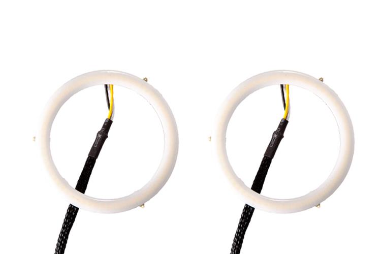 Diode Dynamics HD Halo Kits DD2024 Kit, LED, Headlight, Amber, Universal, 70mm Diameter, Pair