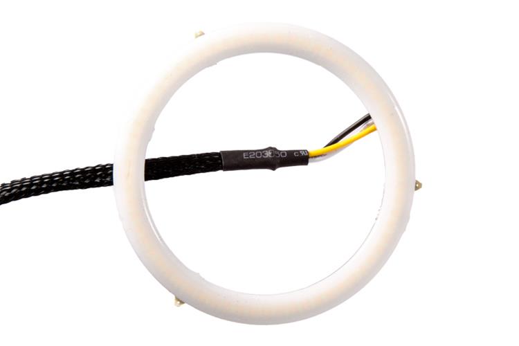 Diode Dynamics HD Halo Kits DD2025S Kit, LED, Headlight, Amber, Universal, 80mm Diameter, Each