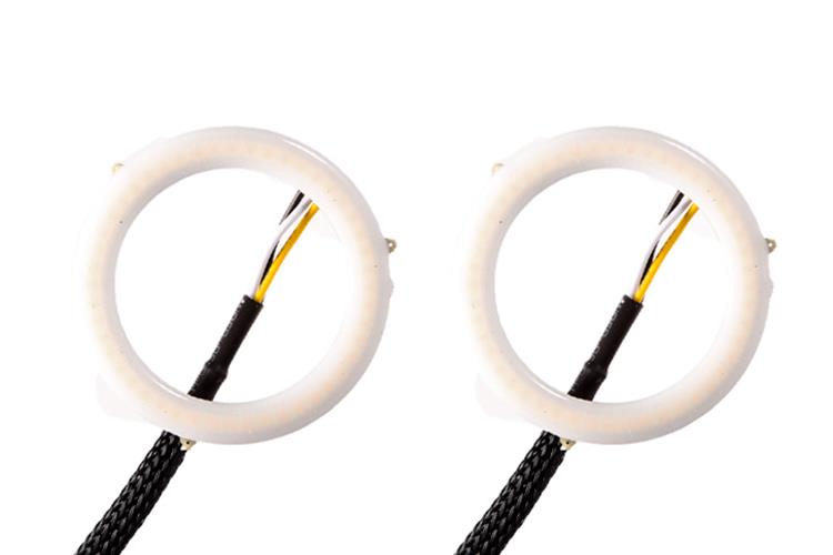 Diode Dynamics HD Halo Kits for 2014-2015 SIERRA 1500 - DD2071 Kit, LED, Headlight, White, Universal, 60mm Diameter, Pair