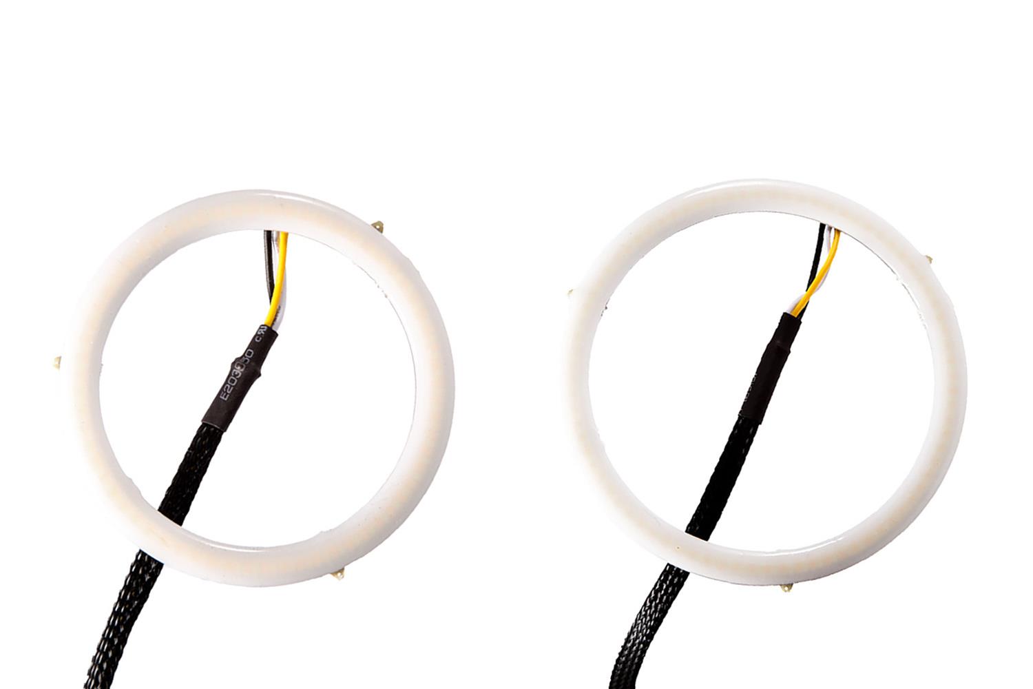 Diode Dynamics HD Halo Kits for 2003-2008 TIBURON - DD2156 Kit, LED, Headlight, Amber, Universal, 80/100mm Diameter, 2 Sets